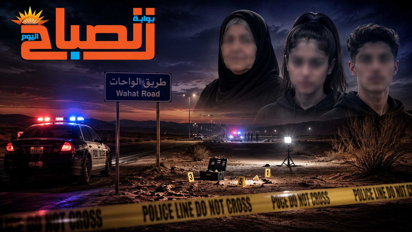 جثة متحللة على طريق الواحات.. قرار جديد بشأن سيدة وابنتها وخطيبها في مقتل الزوج